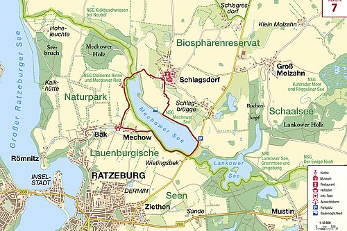 Tour 7 - Wanderweg Mechower See